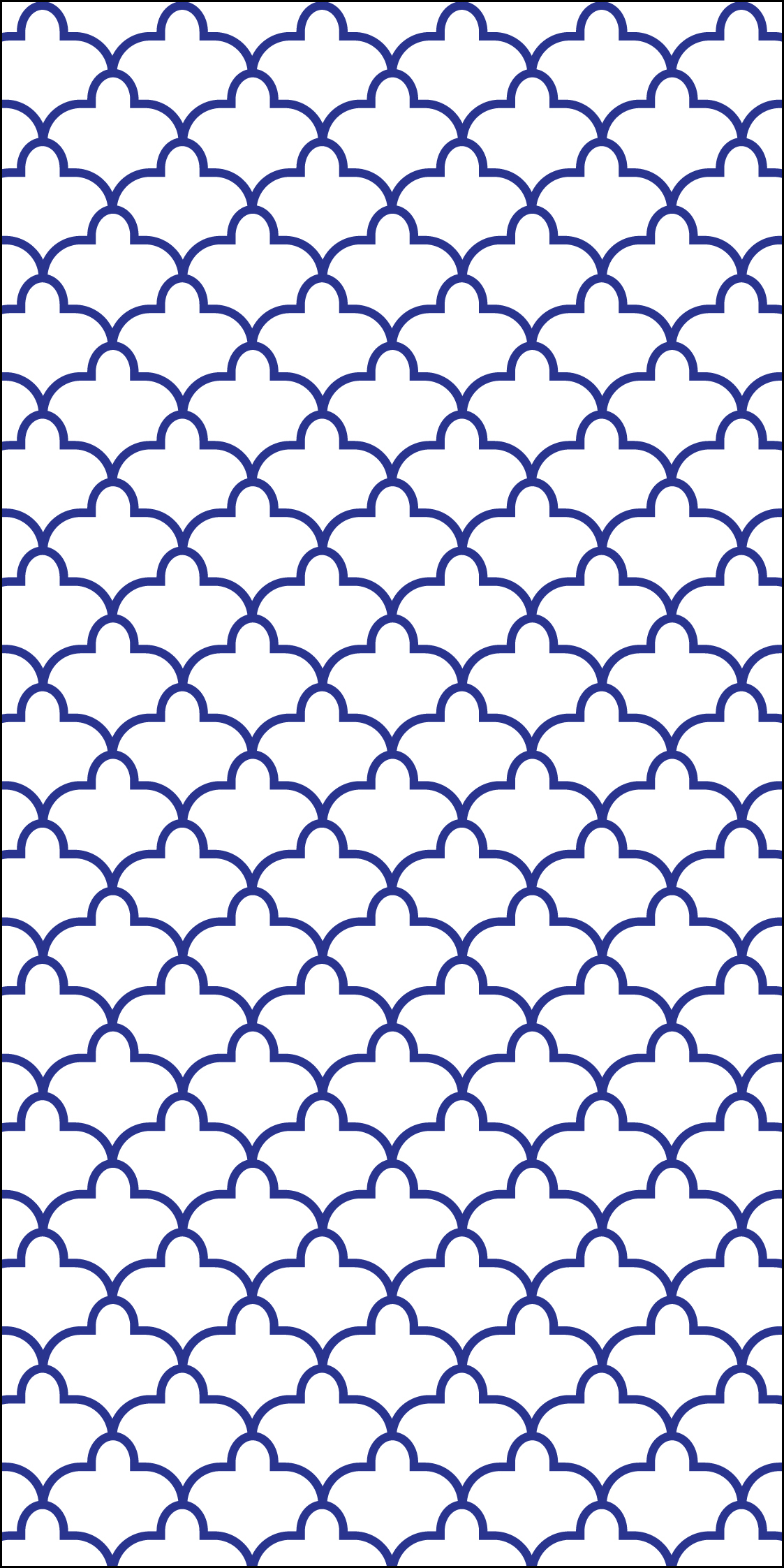 מפית, טרנדי - 38x38, עיצוב, כחול, מלבן