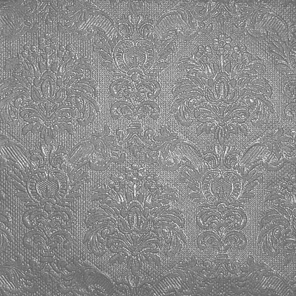מפית, תבליט, 33x33 - כסף