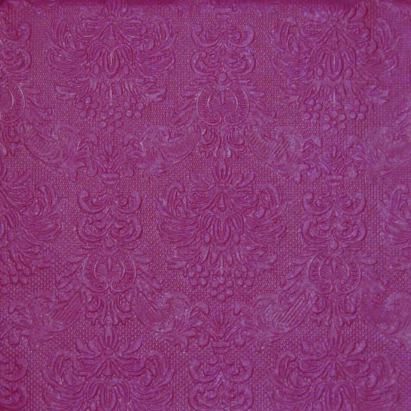 מפית, תבליט, 33x33 - בורדו