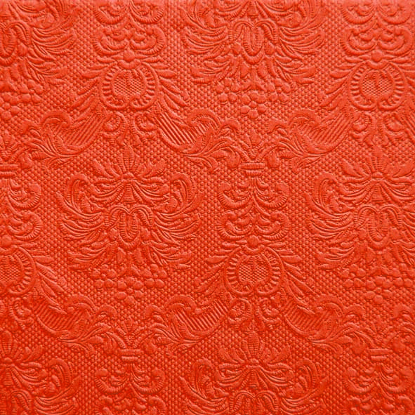מפית, תבליט,33x33 - כתום
