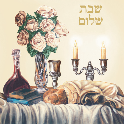מפית, שיק, שבת שלום - בהיר