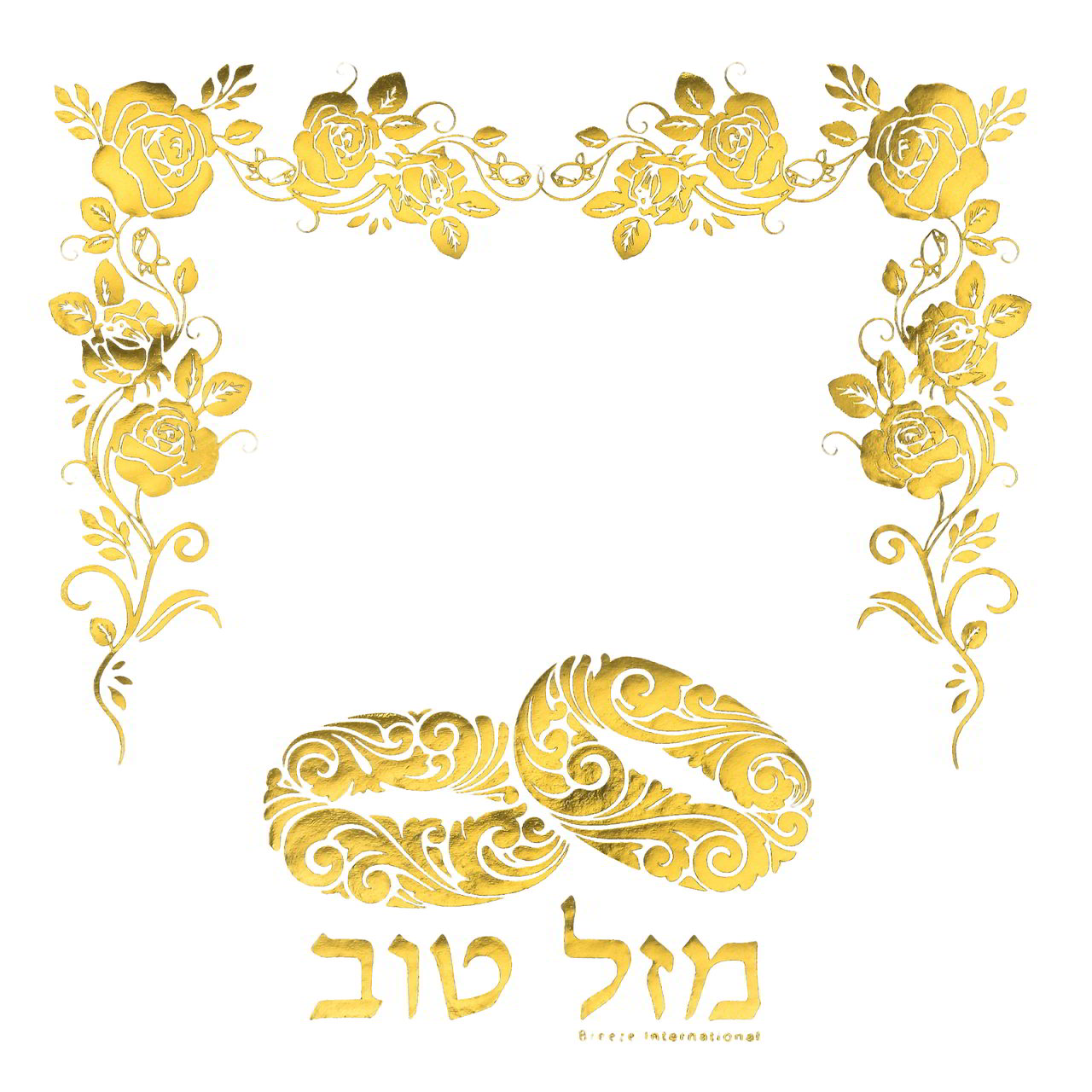 מפיות, הטבעות, חתונה - זהב